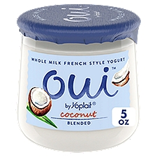 Yoplait Oui Coconut French Style Yogurt, 5 oz