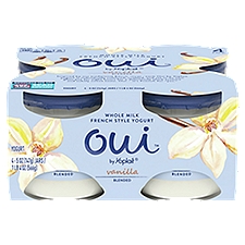 Oui by Yoplait Vanilla French Style Yogurt - 4 Pack, 20 Ounce