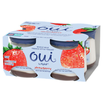 Oui by Yoplait Vanilla Whole Milk French Style Yogurt Jars, 4 ct / 5 oz -  Kroger