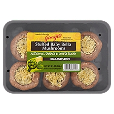 Giorgio Artichoke & Spinach Stuffed Baby Bella Mushrooms 8.5oz