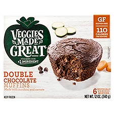 Veggies Made Great Double Chocolate Muffins, 12 oz, 12 Ounce