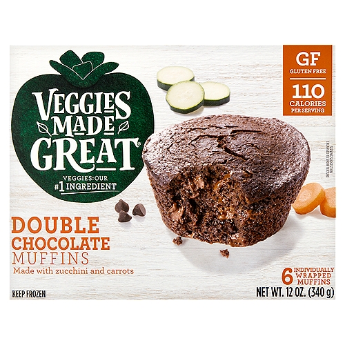 Veggies Made Great Double Chocolate Muffins, 12 oz