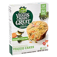 Garden Lites Veggies Made Great Superfood Veggie Cakes, 6 count, 12 oz