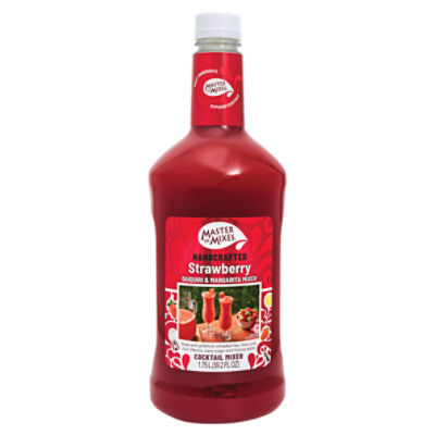 Master of Mixes Handcrafted Strawberry Daiquiri & Margarita Cocktail Mixer, 59.2 fl oz