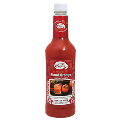 Master of Mixes Handcrafted Blood Orange Margarita Cocktail Mixer, 33.8 fl oz, 33.8 Fluid ounce