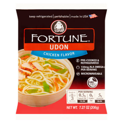Fortune Chicken Flavor Udon Noodles, 7.27 oz