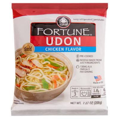 Fortune Chicken Flavor Udon Noodles, 7.27 oz