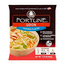 Fortune Udon Noodles, Chicken Flavor, 7 Ounce