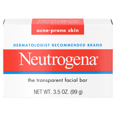 Neutrogena Acne-Prone Skin the Transparent Facial Bar, 3.5 oz
