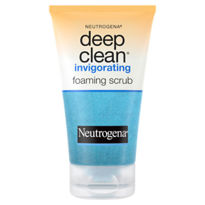 Neutrogena Deep Clean Invigorating Foaming Gel Face Scrub, 4.2 fl. oz