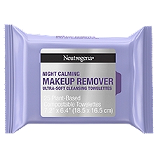 Neutrogena Night Calming Makeup Remover Face Wipes, 25 ct