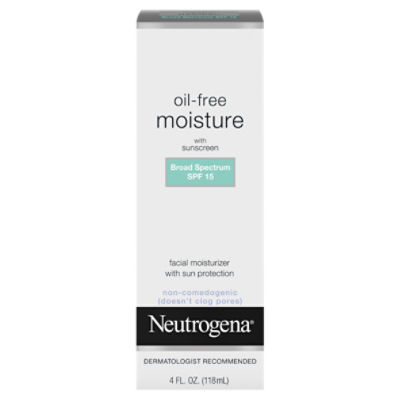 Neutrogena Oil Free Facial Moisturizer with SPF 15, Sunscreen