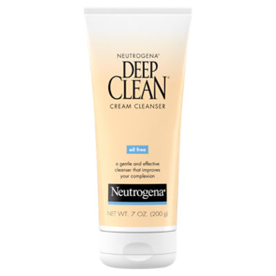 Neutrogena Deep Clean Oil Free Cream Cleanser, 7 oz
