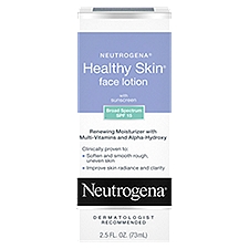 Neutrogena Healthy Skin Broad Spectrum with Sunscreen SPF 15, Face Lotion, 2.5 Fluid ounce