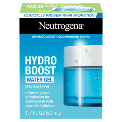 Neutrogena Hydro Boost Water Gel Face Moisturizer with Hyaluronic Acid, Fragrance Free, 1.7 oz