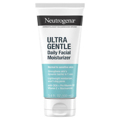 Neutrogena Daily Fragrance Free Dry Skin Face Moisturizer, 3.4 fl. oz