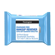 Neutrogena Fragrance-Free Cleansing Makeup Remover Face Wipes, 25 ct, 25 Each
