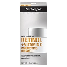 Neutrogena Rapid Tone Repair Retinol + Vitamin C Correcting Cream, 1.7 oz