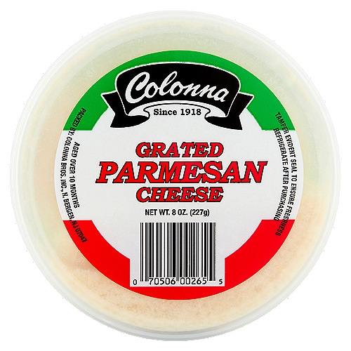 Colonna Grated Parmesan Cheese, 8 oz