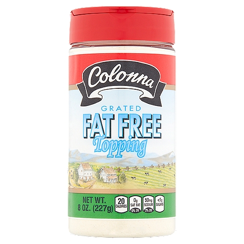 Colonna Grated Fat Free Topping, 8 oz