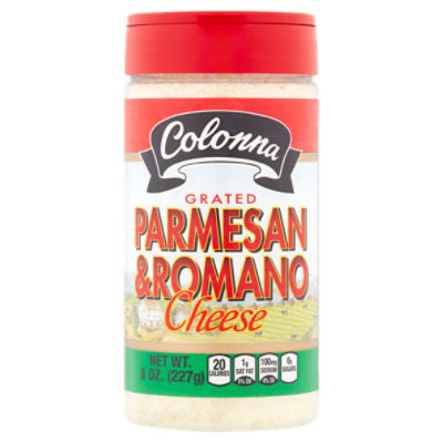 Colonna Grated Parmesan & Romano Cheese, 8 oz, 8 Fluid ounce