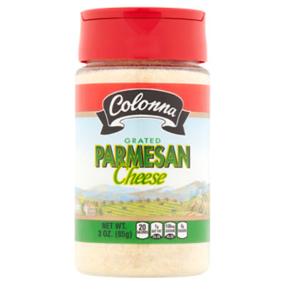 Colonna Grated Parmesan Cheese, 3 oz