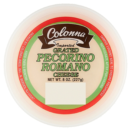 Colonna Grated Pecorino Romano Cheese, 8 oz