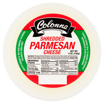 Colonna Shredded Parmesan Cheese, 5 oz, 5 Ounce