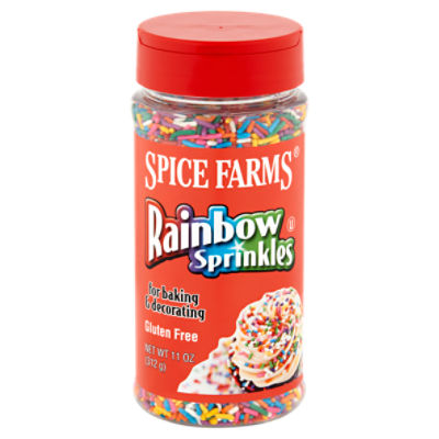 Spice Farms Rainbow Sprinkles, 11 oz