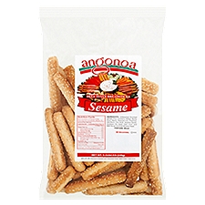 Angonoa Breadsticks, Sesame Deli-Style, 8 Ounce