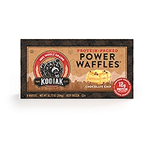 Kodiak Cakes Power Waffles Protein-Packed Chocolate Chip Waffles, 8 count, 10.72 oz