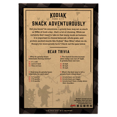 Kodiak Cakes Bear Bites Cinnamon Graham Baked Frontier Crackers, 9 oz -  Fairway