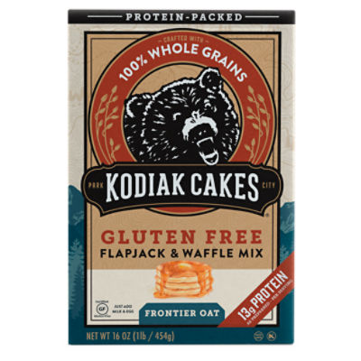Kodiak Cakes Gluten Free Frontier Oat Flapjack & Waffle Mix, 16 oz
