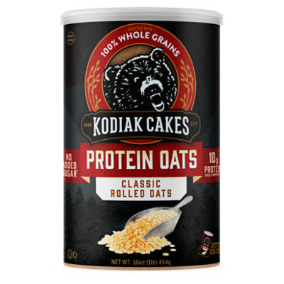 Kodiak Cakes Classic Rolled Protein Oats, 16 oz, 16 Ounce