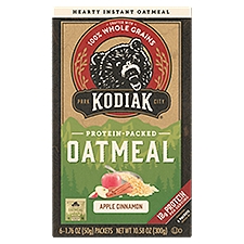 Kodiak Apple Cinnamon Oatmeal, 1.76 oz, 6 count