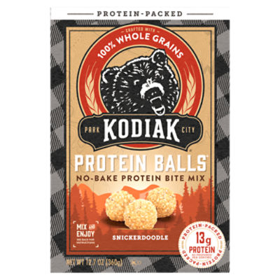 Kodiak Protein Balls Snickerdoodle No-Bake Protein Bite Mix, 12.7 oz
