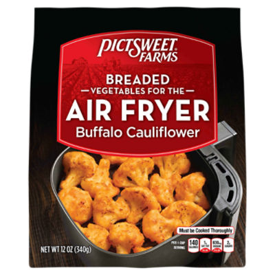 Pictsweet Farms Breaded Vegetables for the Air Fryer Buffalo Cauliflower, 12 oz