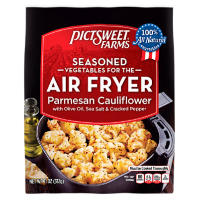 Pictsweet Farms® Seasoned Vegetables for the Air Fryer, Parmesan Cauliflower, Frozen Veg, 11 oz