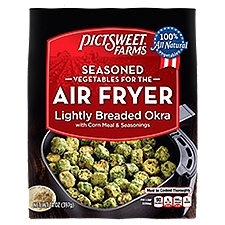 Pictsweet Farms® Seasoned Vegetables for the Air Fryer, Lightly Breaded Okra, Frozen Veg, 14 oz