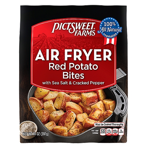 Pictsweet Farms® Air Fryer Red Potato Bites with Sea Salt & Cracked Pepper- 14 oz