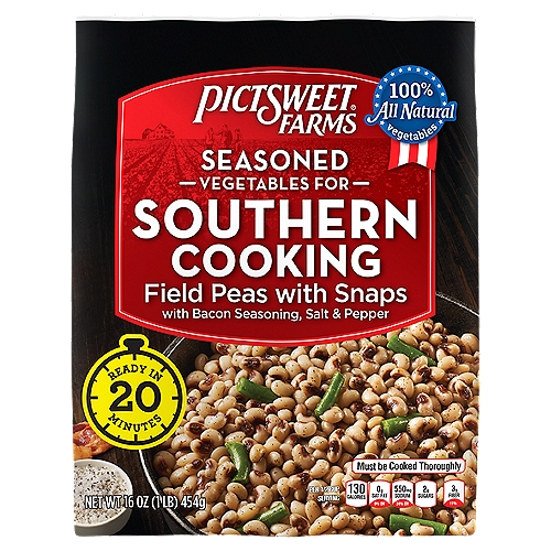 Pictsweet Farms® Seasoned Vegetables for Southern Cooking Field Peas with Snaps, 16 oz