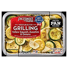Pictsweet Farms® Vegetables for Grilling, Yellow Squash, Zucchini & Onions, Frozen Vegetables, 12 oz
