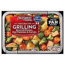 Pictsweet Farms® Vegetables for Grilling, Broccoli Florets, Red Potatoes & Carrots,Frozen Veg, 12 oz