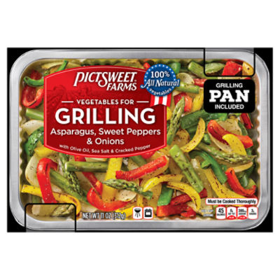 Pictsweet Farms Vegetables for Grilling Asparagus, Sweet Peppers & Onions, 11 oz