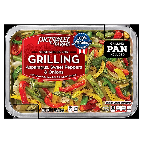 Pictsweet Farms Vegetables for Grilling Asparagus, Sweet Peppers & Onions, 11 oz