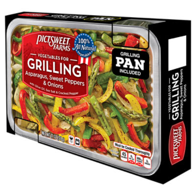 Pictsweet Farms® Frozen Vegetable For Grilling Asparagus Sweet Peppers and  Onions, 11 oz - Kroger