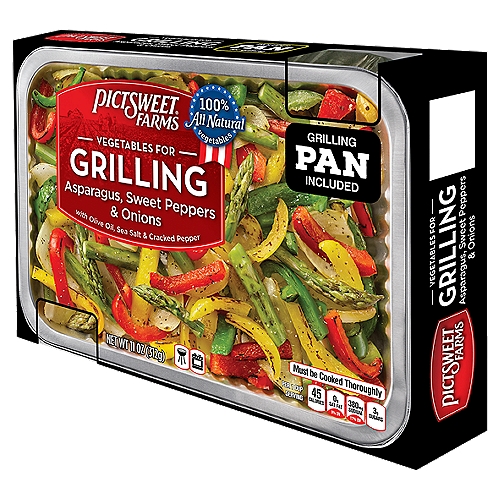 Pictsweet Farms® Vegetables for Grilling, Asparagus, Sweet Peppers & Onions,  Frozen Veg, 11 oz