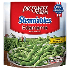 Pictsweet Farms® Steam'ables® Edamame with Sea Salt, Farm Favorites, Frozen Vegetables, 10 oz, 10 Ounce