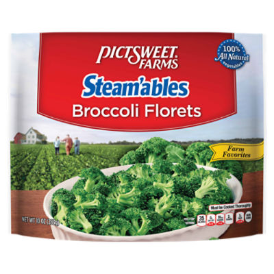 Pictsweet Farms® Steam'ables® Broccoli Florets, Farm Favorites, 10 oz