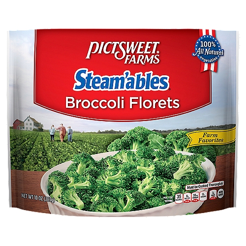 Pictsweet Farms Steam'ables Broccoli Florets, 10 oz